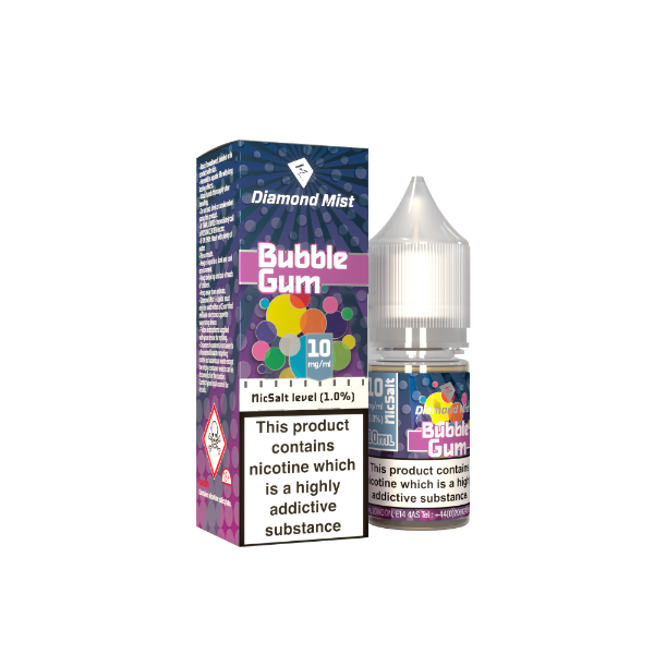 Diamond Mist Nic Salt - Bubble Gum (10ml)