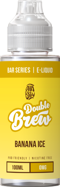 Ohm Brew - Double Brew - Banana Ice 0mg 100ml