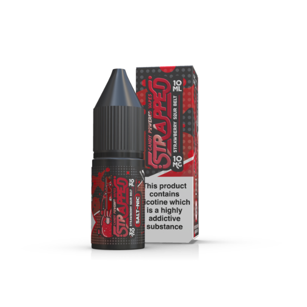 Strapped Strawberry Sour Belt 10ml Salt