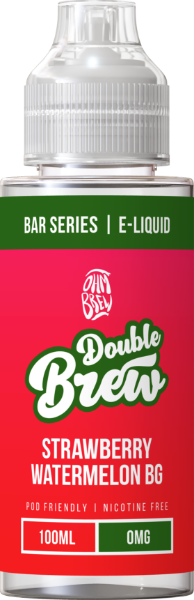 Ohm Brew - Double Brew - Strawberry Watermelon BG 0mg 100ml