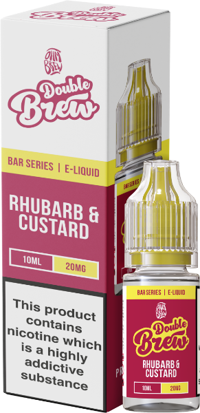 Ohm Brew - Double Brew - Rhubarb & Custard Nic Salt