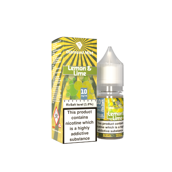 Diamond Mist Nic Salt - Lemon & Lime (10ml)