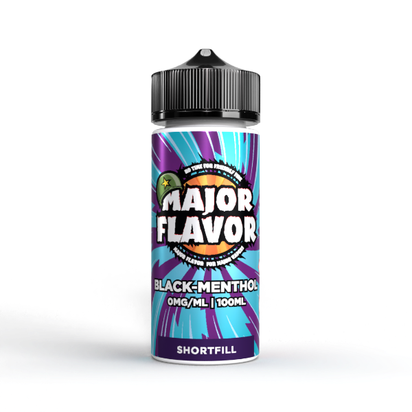 Major Flavour Black Menthol 100ml 