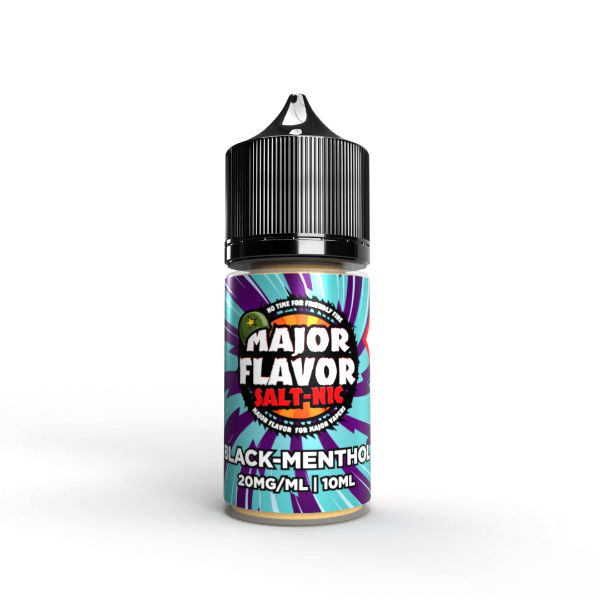 Major Flavor Black Menthol Nic Salt 10ml