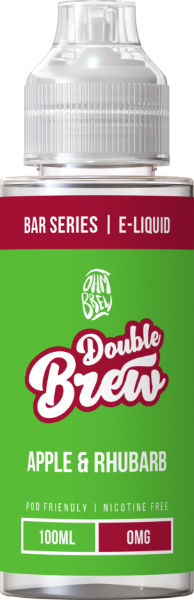 Ohm Brew - Double Brew - Apple Rhubarb 0mg 100ml