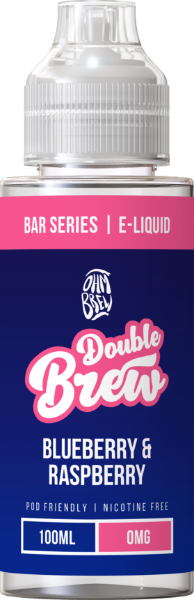 Ohm Brew - Double Brew - Blueberry & Raspberry 0mg 100ml