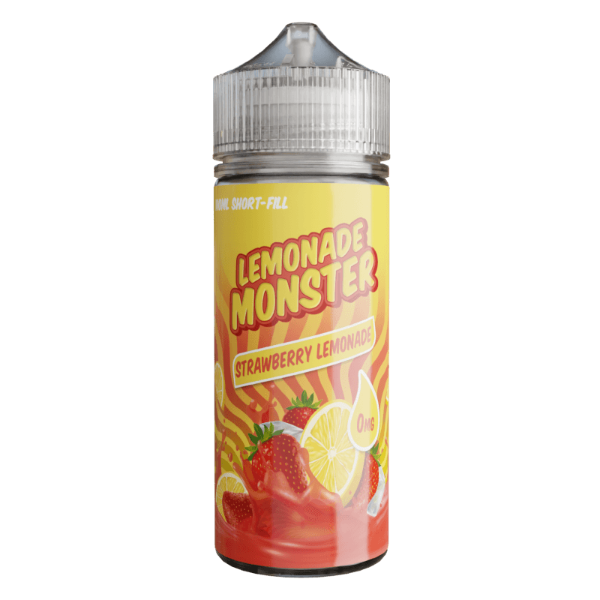 Monster Vape Lab's - Lemonade Monster - Strawberry Lemonade 0mg 100ml