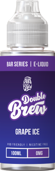 Ohm Brew - Double Brew - Grape Ice 0mg 100ml