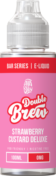 Ohm Brew - Double Brew - Strawberry Custard Deluxe 0mg 100ml