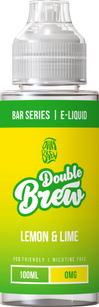 Ohm Brew - Double Brew - Lemon & Lime 0mg 100ml