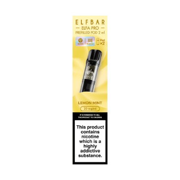 ELFBAR ELFA PRO PODS - Lemon Mint 20mg (2 Pack)